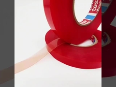 TESA 4965 Διπλής όψης κόλλητη ταινία Κόκκινη ταινία θερμοανθεκτικό υποστρώμα PET 0.2MM πάχος