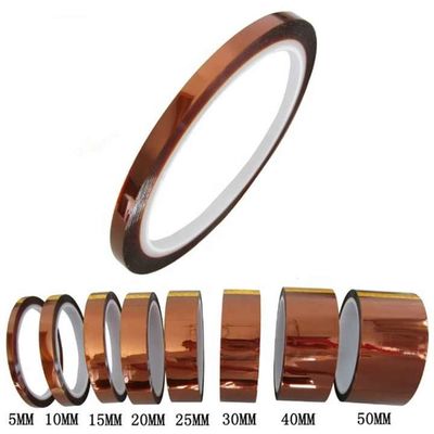 Αγορά 85 Μικρόνια ταινία Kapton με εύρος θερμοκρασίας 260°C και κολλήματα σιλικόνης για εφαρμογές υψηλών θερμοκρασιών διαδικτυακή κατασκευή