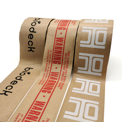 Αγορά Custom printed LOGO reinforced Water-activated  kraft paper tape online manufacture