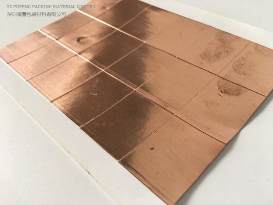 Αγορά Αυτοκόλλητα 0.06mm SGS 60 μικρού ταινία φύλλων αλουμινίου χαλκού με τη μη αγώγιμη κόλλα σε απευθείας σύνδεση κατασκευή