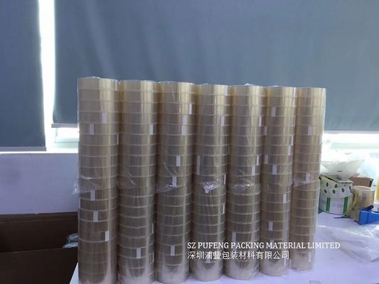 Αγορά 35 πάτωμα μικρό-70 μικρού που χαρακτηρίζει την ταινία, ακρυλική συγκολλητική συσκευάζοντας ταινία BOPP online manufacture