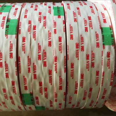 3M4930 Ανθεκτική σε υψηλές θερμοκρασίες διπλής όψης κολλητική ταινία VHB με υπερ-ισχυρή ιξώδες για σύνδεση μεταλλικού γυαλιού με πλαστικό