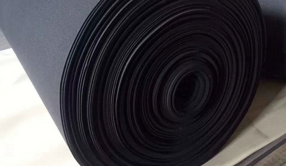 EPDM πυρόσπιτο αφρό E-4388 Μαύρο μονό αφρό τύπου αιθυλενίου προπυλενίου καουτσούκ χαμηλής σκληρότητας καουτσούκ σφουγγάρι