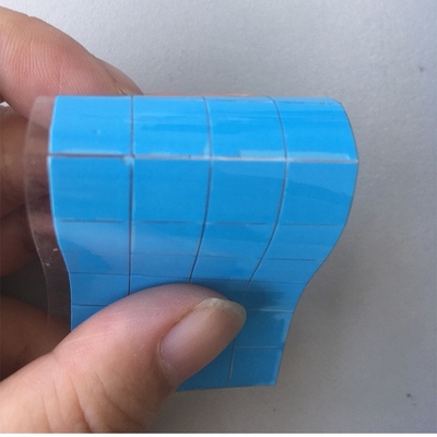 0.5MM παχιά μπαταρία λιθίου μπλε χρώμα μαλακό θερμικά αγωγό σιλικόνιο Pad