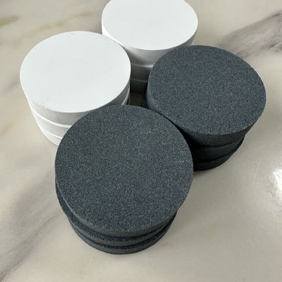 2-6mm Μικροπορώδες κεραμικό φίλτρο αφρού νανοσωματιδίων αναπνευστική πλάκα αναρρόφησης