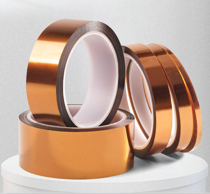 Πρωταθλήτρια ταινία Kapton Polyimide 50μm, συλλέκτη σιλικόνης, σχεδιασμένη για υψηλές θερμοκρασίες έως 260°C