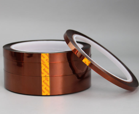 260°C ανθεκτική στη θερμότητα ταινία Kapton PI Polyimide, 50μm πάχος με κολλήματα σιλικόνης