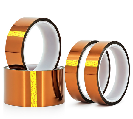 Ταινία Kapton Polyimide 50 μm πάχος Ταινία κολλήματος σε σιλικόνη για ηλεκτρική μόνωση θερμική προστασία και SMT PCB masking