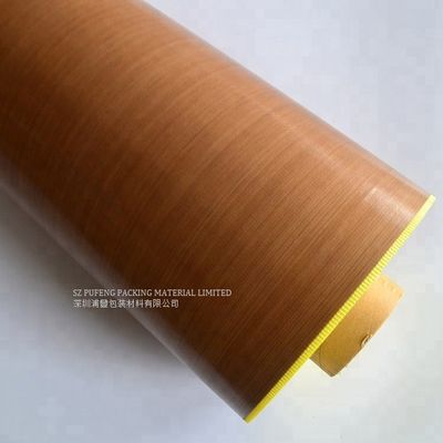 Υψηλή ενιαία πλαισιωμένη καφετιά PTFE ταινία εκτατής δύναμης, κολλητική ταινία απόδειξης θερμότητας 25mm