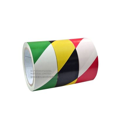 Ανθεκτική στη θερμότητα 0.18mm συγκολλητική αντιολισθητική κολλητική ταινία πατωμάτων ταινιών προειδοποίησης PVC