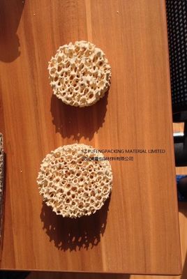 Κεραμικό φίλτρο αφρού 10PPI Zirconia για πετώντας Cordierite σιδήρου