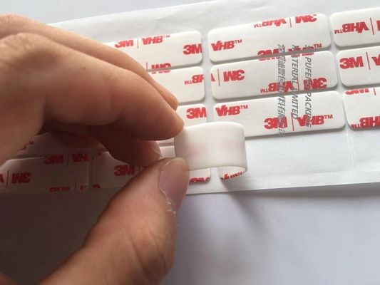 Η υψηλής θερμοκρασίας αντίσταση RoHS VHB τεμάχισε την κολλητική ταινία, πλαισιωμένη διπλάσιο ταινία αφρού PE της 3M