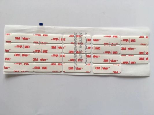 Η ανθεκτική στη θερμότητα 3M τεμαχίζει την κολλητική ταινία, διπλό πλαισιωμένο μαξιλάρι αφρού RoHS EVA